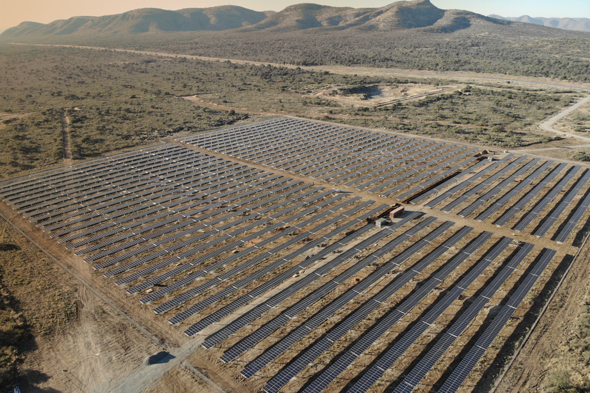 Solar park Ohorongo Namibia