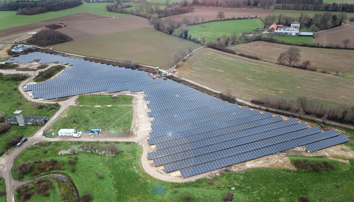 Solarpark auf ehemaligem Militärgelände in Xanten STEAG Solar Energy Solutions