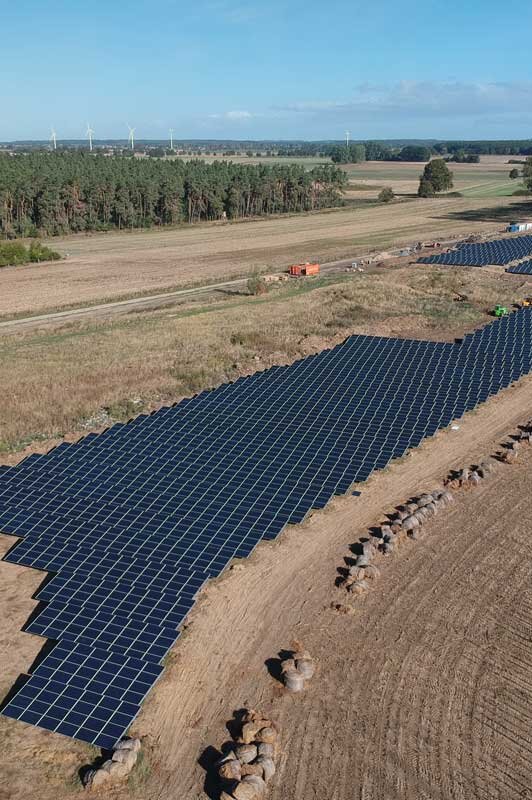 Grid connection of pv plant Gadebusch