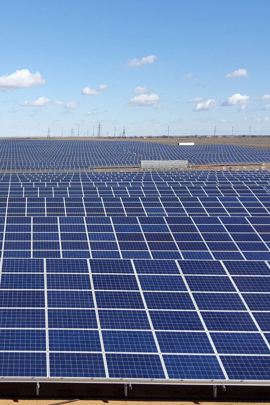 Solarpark in Russland in Betrieb