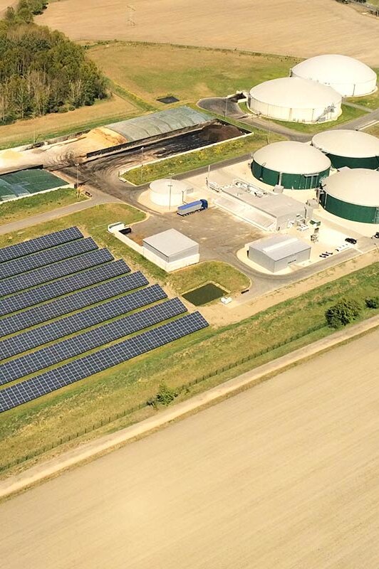 Biogas trifft Solarkraft