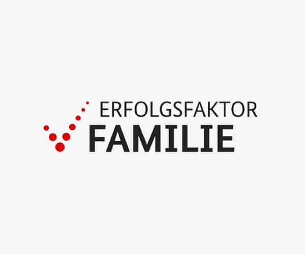 Mitgliedschaft bei dem Unternehmensprogramm "Erfolgsfaktor Familie"