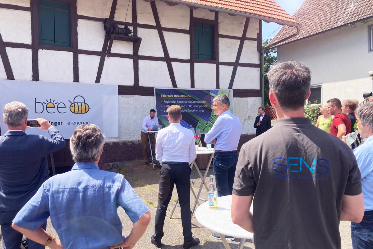 Groundbreaking event in Rickertsreute with Iqony Solar Energy Solutions