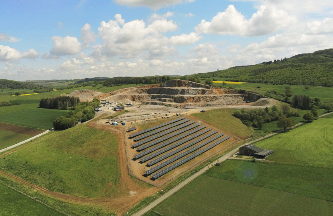 Solar park Brilon in Germany