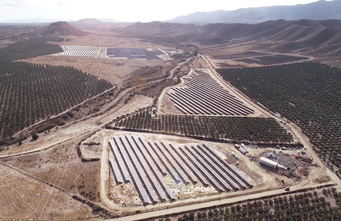 EGA solar park Spain Iqony Solar Energy Solutions