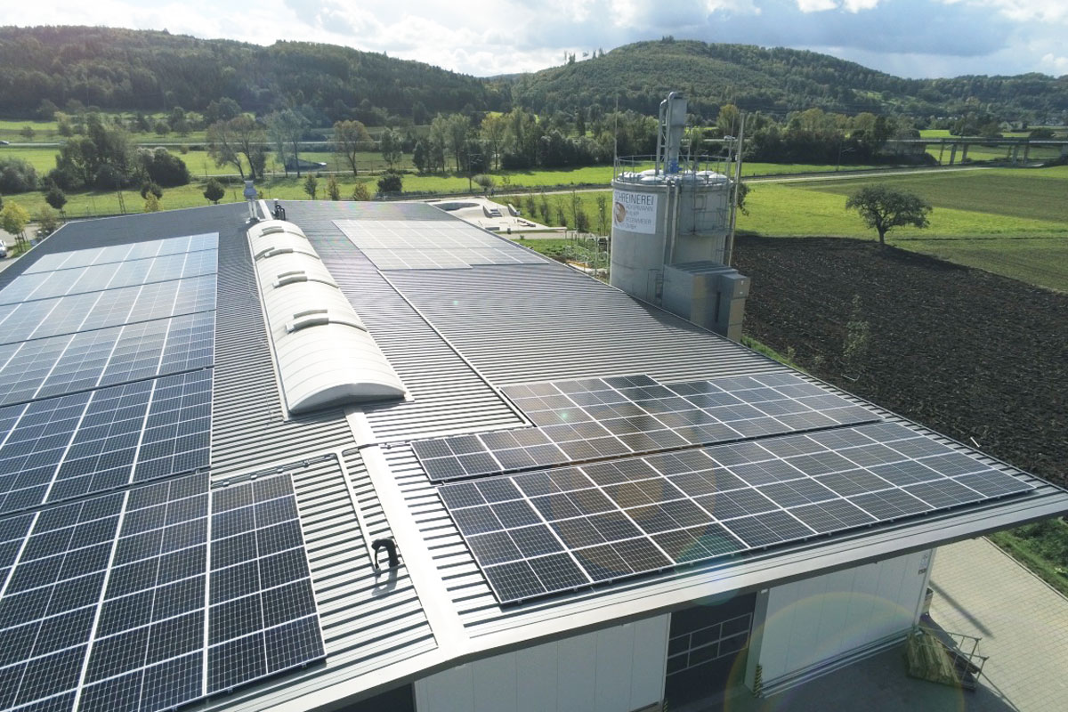 APV Schreinerei PV rooftop system Germany Iqony Solar Energy Solutions